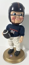 RARA bambola vintage Denver Broncos Rockin' Randall che canta, audio Hank Williams Jr