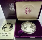 1986-S 1oz Proof Silver American Eagle in OGP