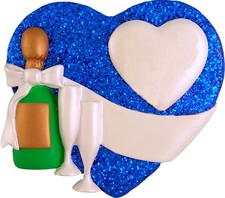 Anniversary No Year Personalized Christmas Tree Ornament