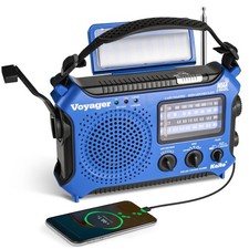 Kaito KA500BU 5-Way Powered Emergency AM/FM/SW Weather Alert Radio Blue