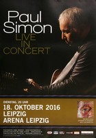 Paul Simon - Live In Concert , Leipzig 2016 | Konzertplakat | Poster