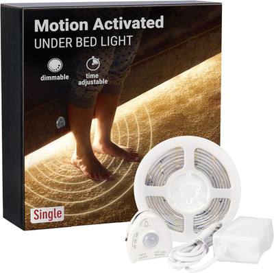 Under Bed Lights Motion Sensor, Motion Activated Bed Lighting, 12V Power Adapter