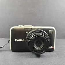 Canon PowerShot SX230 HS 12.1MP Digital Camera - Black READ MENU BUTTON FAULTY