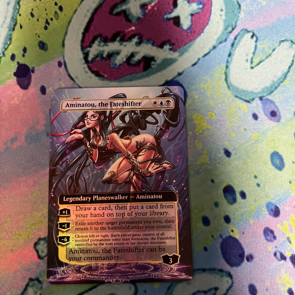 Aminatou, The Fateshifter Full Art Foil Play Test Mtg Card Bayonetta - Image 2 of 2