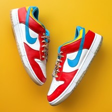 Nike Dunk Low QS LeBron James Fruity Pebbles Sneaker DH8009-600 Men s 13