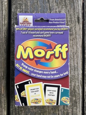 Morff Card Game By Eureka Ranch Games 2008 Brand New - Cards Family Night