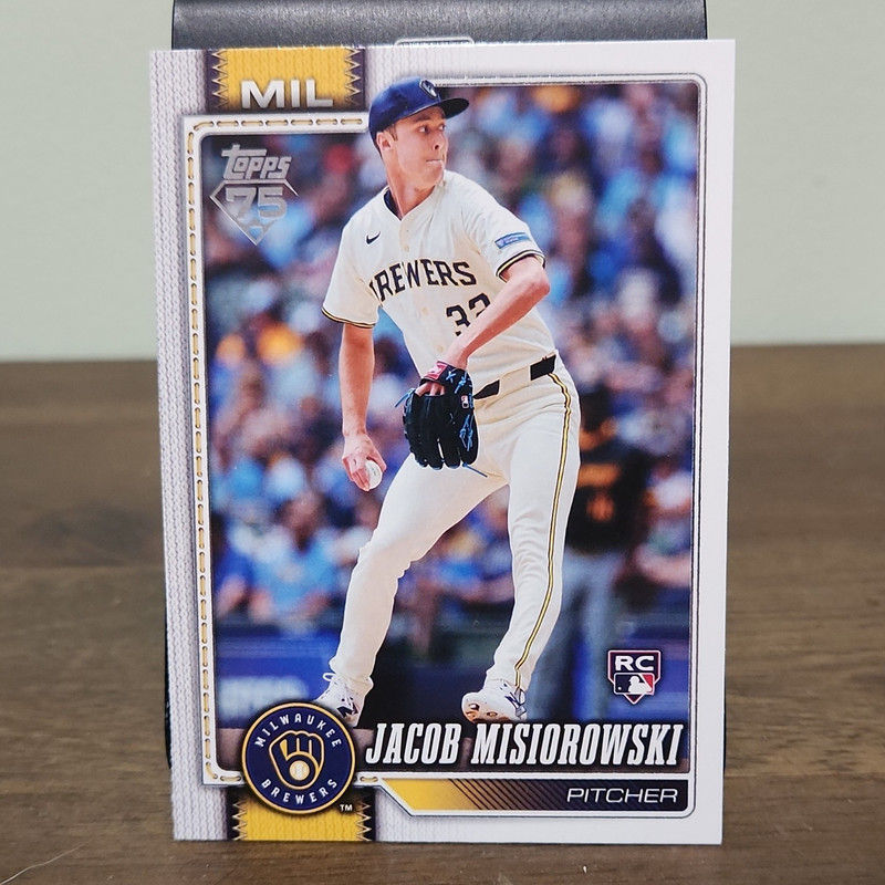 Topps 2026 Series One Jacob Misiorowski RC Milwaukee Brewers #10