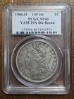 1900-O Top 100 VAM-29A Die Break Morgan Silver Dollar PCGS XF40