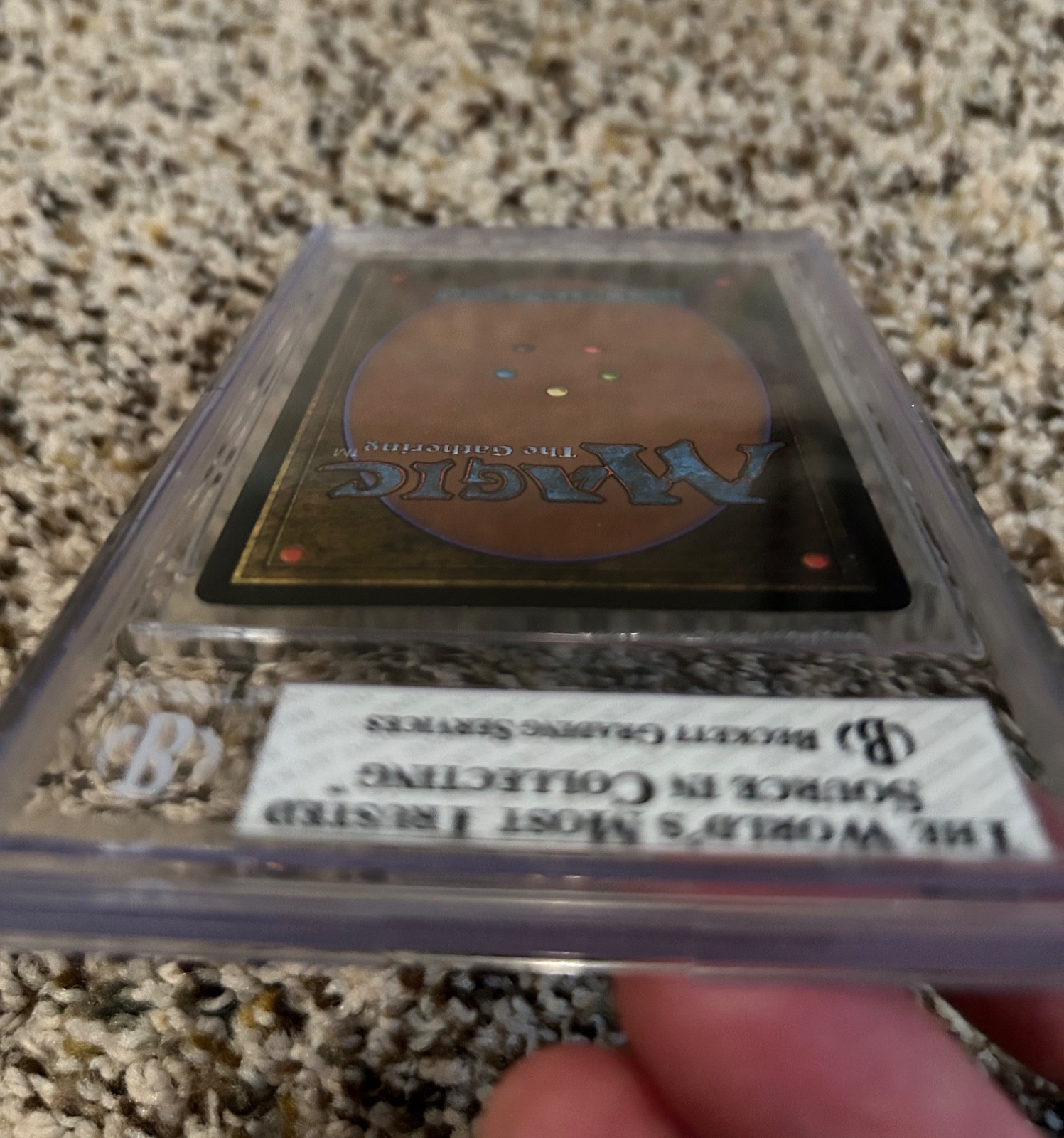 mtg Beta Black Lotus BGS 7 view 7