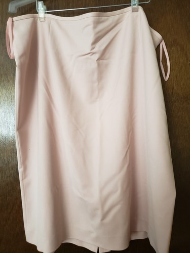 Tahari Arthur Levine Peach Skirt Suit Plus Size - Size 20W - Picture 3 of 6
