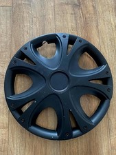 UNIVERSAL DYNAMIC VERSACO Dish Wheel Trims Rim Black Cover Hub Cap Trim 15" R15