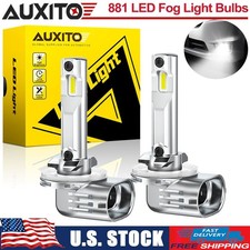 2 Pack 881 Led Fog Light Driving Bulbs 862 886 889 894 896 898 Xenon White 6500k