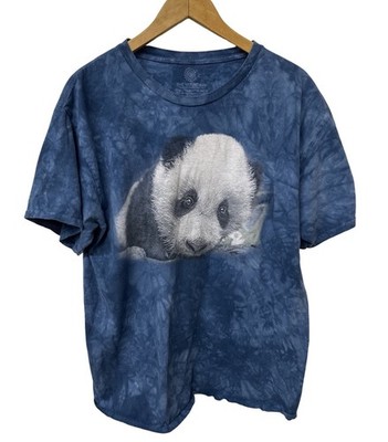 The Mountain Giant Panda Smithsonian s National Zoo Blue Tie Dye T Shirt Size XL