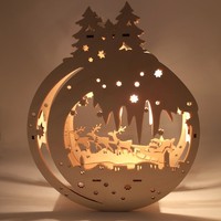 "Fensterbild Weihnachten \"Rentierschlitten Weihnachtsmann\" Erzgebirge Weihnachten"