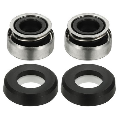 Mechanical Seal Kit, 2Pcs 12mm / 0.5 Inch Gas Water Pump Replacements