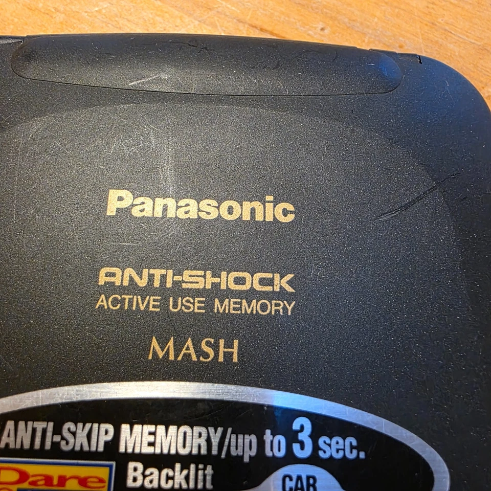 Reproductor de CD Panasonic SL-S291C 1995 de colección antichoque XBS mesa de coche/por FUNCIONA Foto 3 de 4