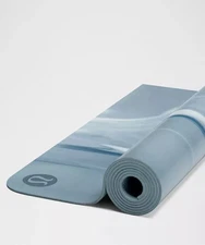 Lululemon The Mat 5mm 26" X 71" FSC Certified Natural Rubber Yoga Mat Watercolor
