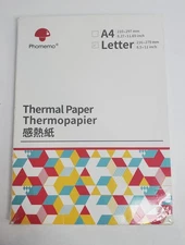 Phomemo Thermal Printer Paper 8.5 x 11 Inch, Advanced Thermal Printing, Therm...