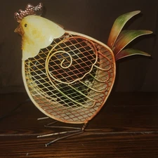 Deco Breeze Chicken Electric Fan Metal Rooster  Farmhouse Decor Unique DBF2410