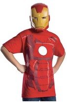 Iron Man Top Mask Avengers Assemble Marvel Child Costume Accessory Size S 4-6
