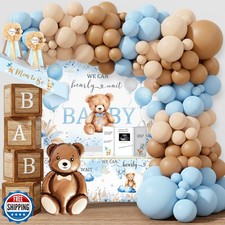 Bear Baby Shower Decorations Party Supplies, We Can Bearly Wait B