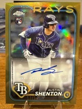 2024 Topps Chrome Update Austin Shenton RC Gold Auto 13/50