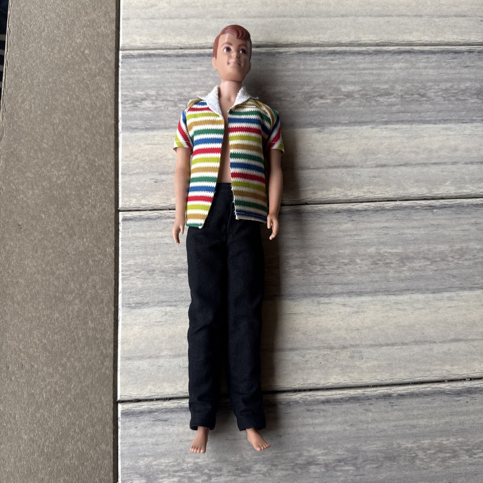 Vintage 1960s Ken Friend Just Allan Alan Barbie Doll With Original Shirt
