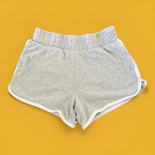 Girls Wonder Nation Gray Running Shorts, Sz 6-6X