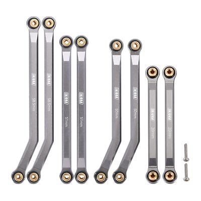 High Clearance Front 4 Links Set for SCX24 C10 JLU Bronco Base Camp Axial 1/24 R