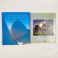 Australian History: 2x Sydney Opera House Books Lot Bundle - Powerhouse / Hubble