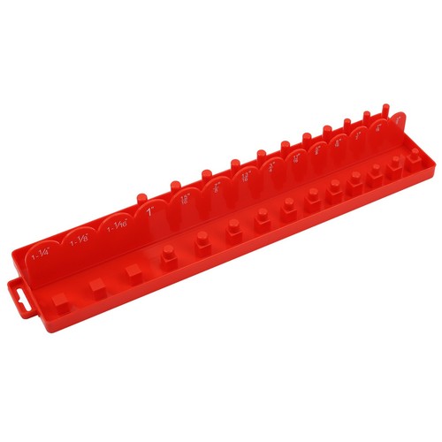 New KING Socket Tray Holder Organizer, 1/4 3/8 1/2 Inch Drive, SAE Rail or Rack - Picture 11 of 13
