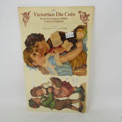Vintage Gallery Graphics Die-Cut Victorian Die Cuts from Original 1800's Child