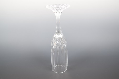 Cristal D'Arques-Durand Bretagne Pattern Clear Crystal 8 1/4" Fluted Champagne - Picture 6 of 8