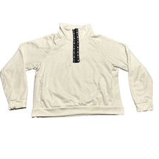 Nike Sweatshirt Womens Small Training Therma LS 1/2 Zip Loose Fit BV4966-100