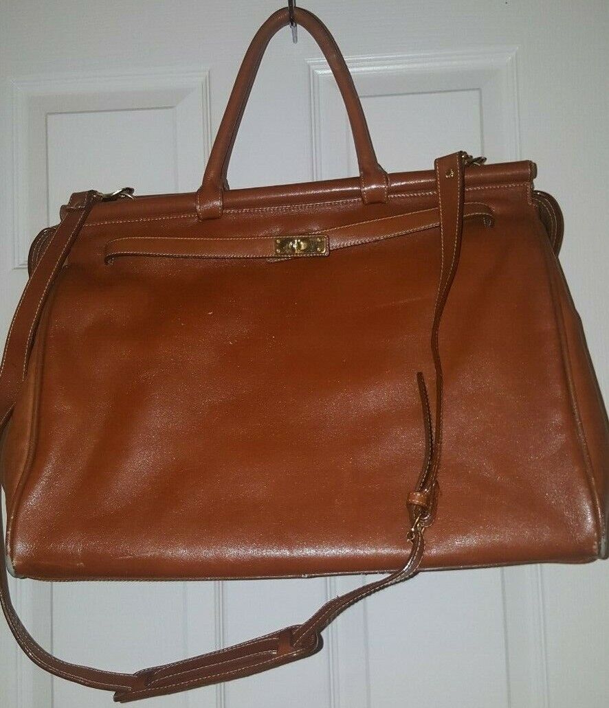 LUNA BORSA Vintage Leather Goods Made in Italy Saddle 100 LUNA BORSA Vintage Leather Goods Made in Italy Saddle 100
