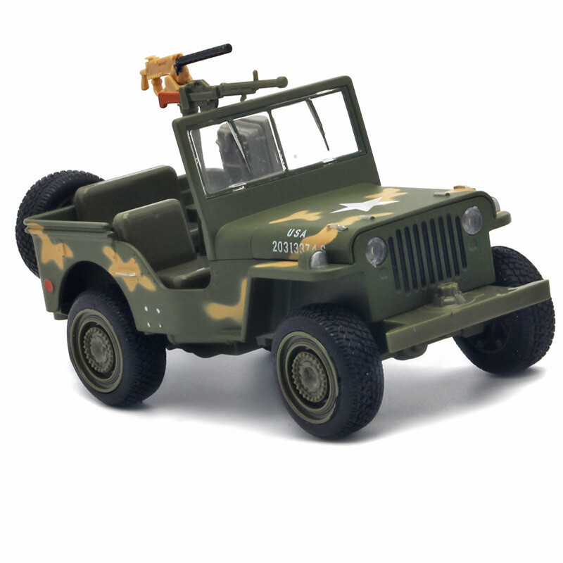 Willys 1：32 WW II Jeep Off-road Military Vehicle Sound