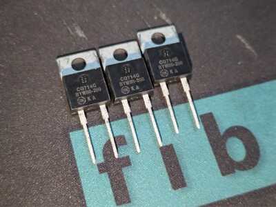 BYW80-200 || ONSEMI || TO220 FAST RECOVERY || NOS || 10 pieces