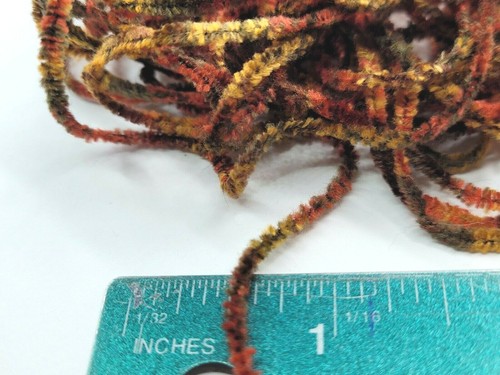 VARIEGATED RAYON CHENILLE - Micro Round Small - Fly Tying Material - 5 Yards NEW - Picture 3 of 19