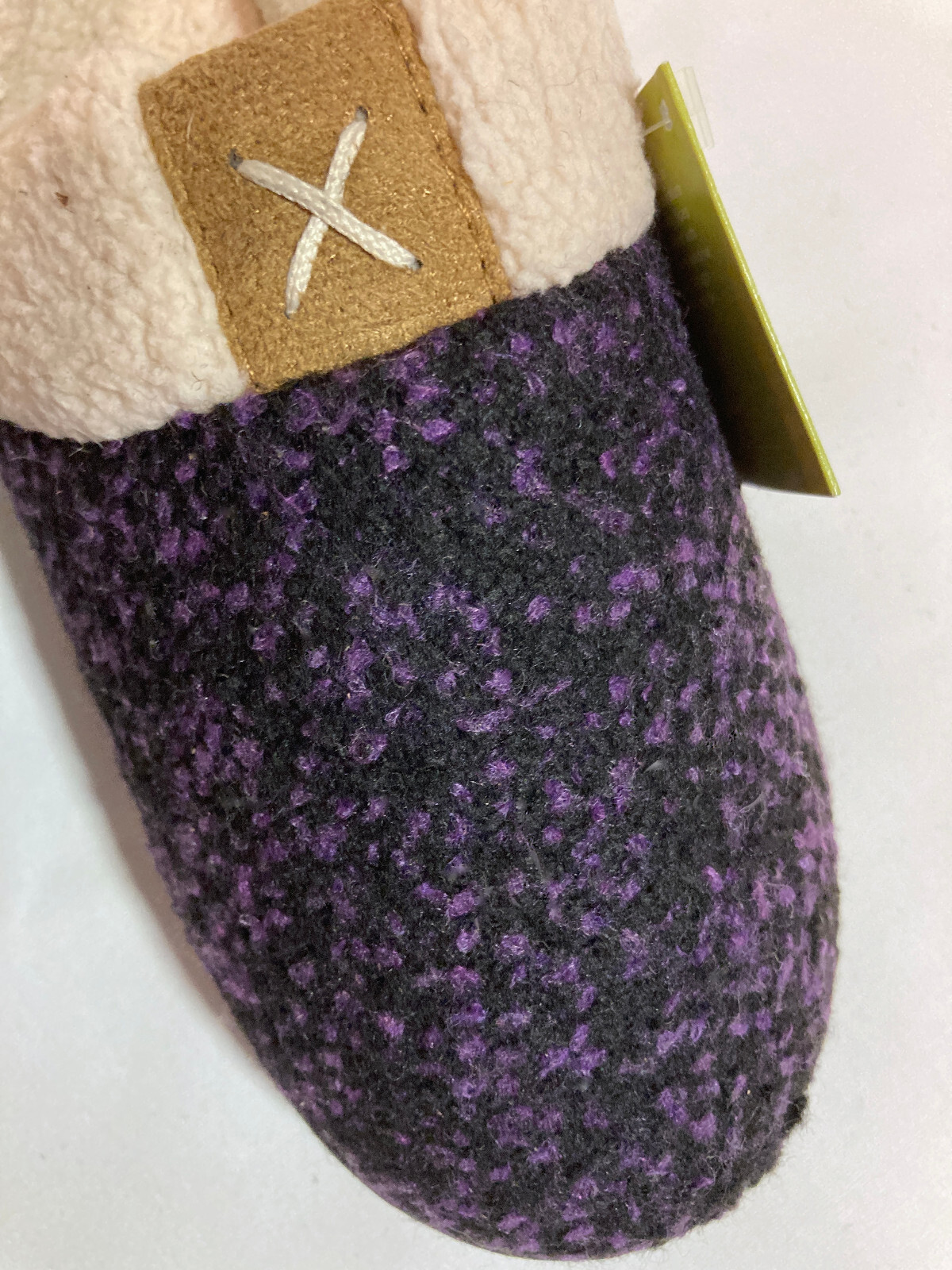NEW - ULTRAIDEAS Women's Fuzzy Wool-Like House Shoes with Memory Foam - 7/8-image