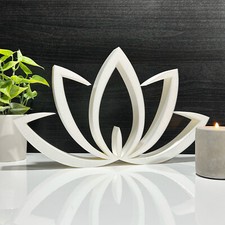 Lotus Yin Yang Om Valentinstag Deko Yoga Skulptur Geschenk Meditation Figur