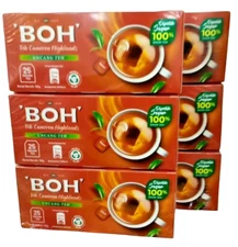 BOH  Cameron Highlands Tea    - 150 teabags  (25 pot bags  X 6 boxes)