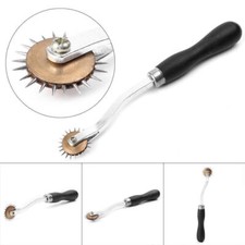 Leather Cloth Overstitch Wheel Roulette Spacer Sewing Craft Tools kit 4mm po
