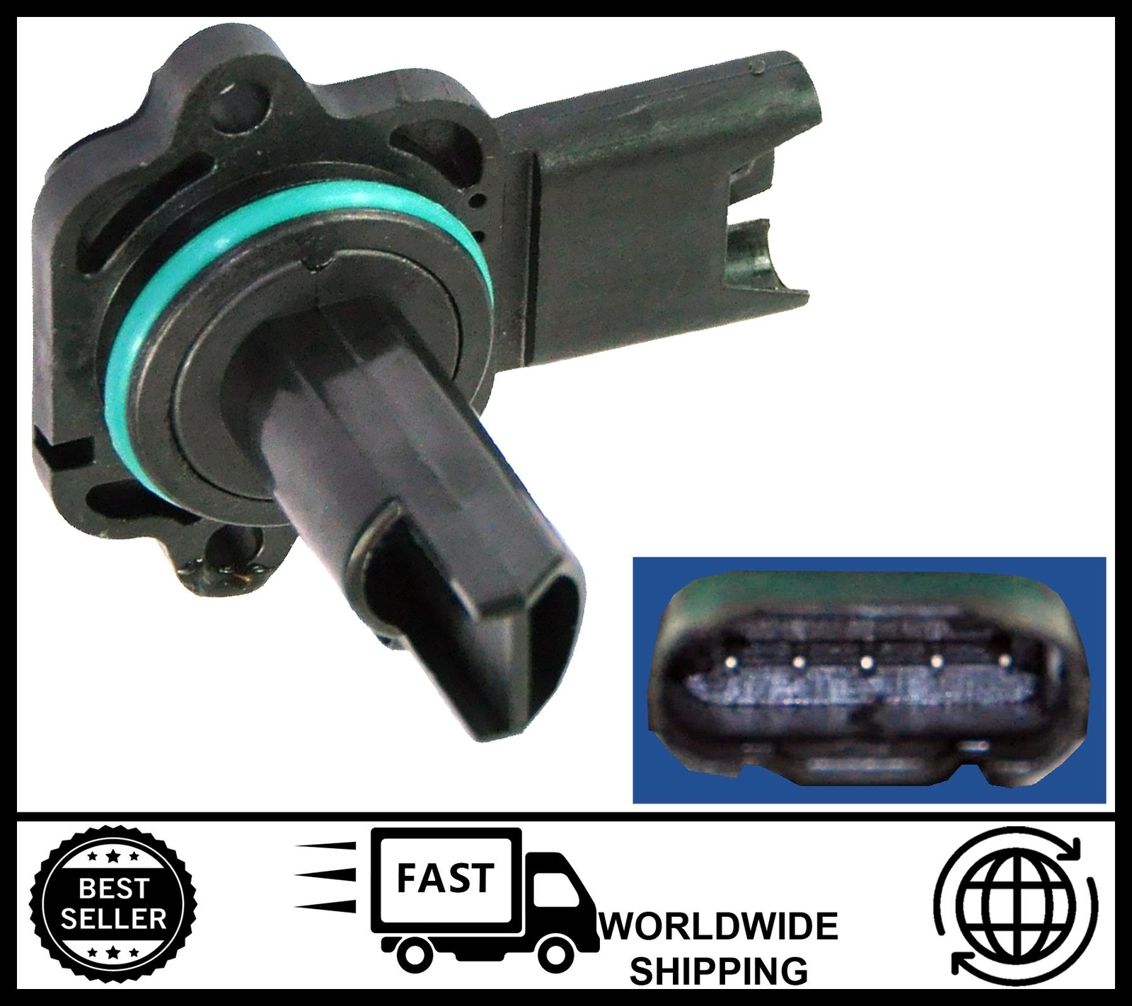 5 Pins) 13627520519 FOR BMW E81, E87, E90, E60, E61, E63 Air Mass 