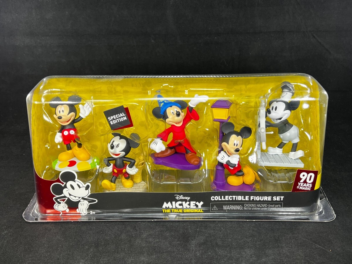 Disney Mickey Mouse The True Original 90 Years Collectible 5 Piece