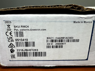 Crestron RMC4 4-Series  Control System 6510418