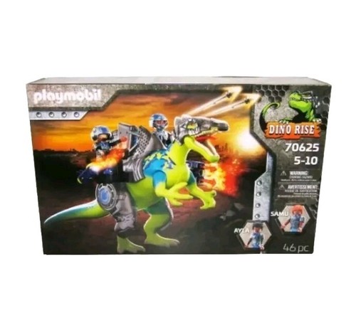 Playmobil 70625 Dino Rise Spinosaurus Double Defense Power 46pc Set NEW - Picture 8 of 9