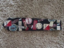 Coca-Cola Logo Silk Tie Collectible Coke Necktie