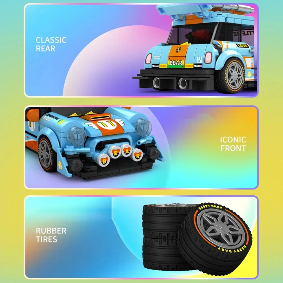 Speed Champion Mini Cooper WRC Rally Racing Car Building Blocks 305 pcs *NEW* - Image 4 of 4