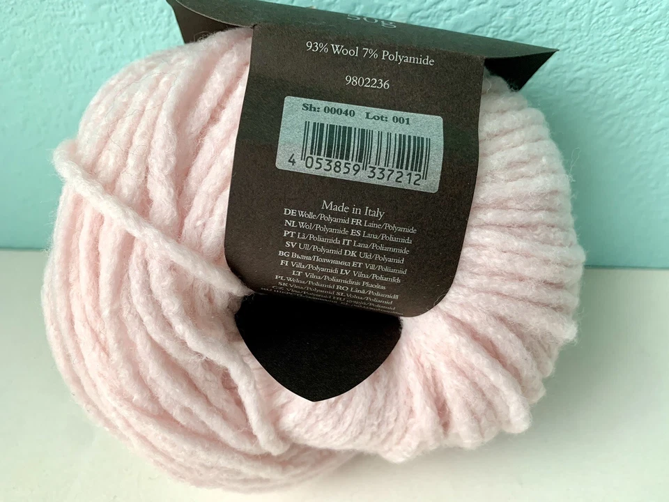 Rowan Yarn - MERINO ARIA - #40 Shrimp (pink) - 50g - Merino Wool Blend - Image 3 of 4