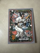 2024 Topps Holiday Wade Meckler Silver Glitter #H16 San Francisco Giants